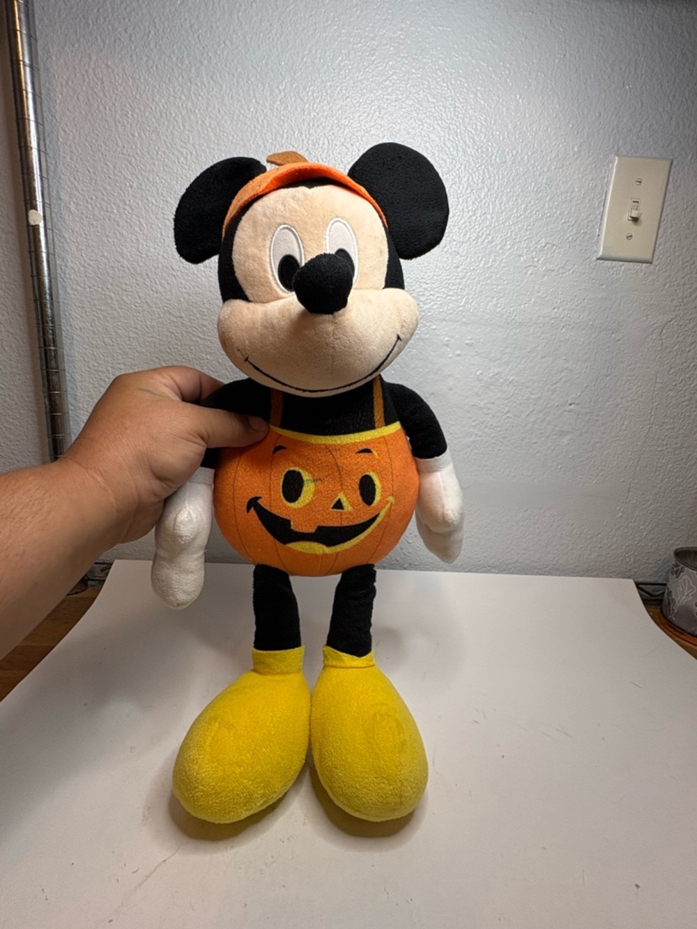 Disney Mickey Mouse Pumpkin Costume Plush - Orange & Yellow